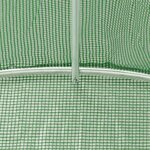 vidaXL Serre avec cadre en acier vert 132 m² 22x6x2 85 m
