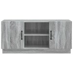 vidaXL Meuble TV 102 x 34 5 x 47 cm Sonoma gris Bois d'ingénierie