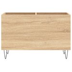 vidaXL Armoire à disques chêne sonoma 74 5x38x48 cm bois d'ingénierie