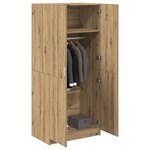 vidaXL Armoire en chêne artisanal 90 x 52 x 200 cm bois d'ingénierie
