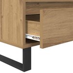 vidaXL Meuble TV avec tiroir Chêne artisanal 100 x 34 5 x 44 5 cm