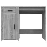 Bureau table poste de travail meuble d'ordinateur informatique étude sonoma 100 x 49 x 75 cm bois d'ingénierie gris 02_0023936