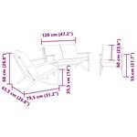 vidaXL Ensemble de meubles de balcon avec coussins 3 Pièces noir acier