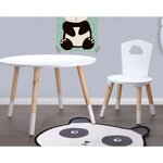 H&s collection chaise pour enfants 32x32x50 cm blanc