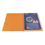 Chemise à élastique sans rabat carte lustrée 400gm2 - A4 - Orange EXACOMPTA