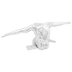 vidaXL Sculpture Argent 63 x 20 x 22 cm Aluminium
