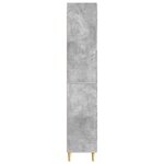 vidaXL Ensemble de Meubles 2 Pièces Gris béton 33 x 34 5 x 90 cm
