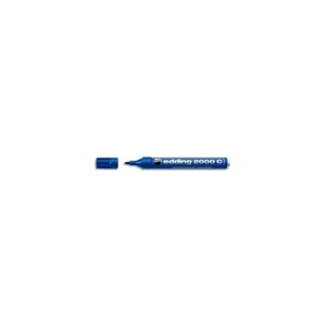 Marqueur permanent pointe ogive encre indélibile bleue sans solvant 2001 edding
