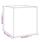 vidaXL Ensemble de meubles de couloir Blanc Bois d'ingénierie