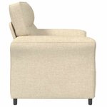 vidaXL Canapé 100  polyester  cadre en métal  MDF  Contreplaqué