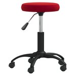 vidaXL Chaise de salle à manger Rouge bordeaux Velours
