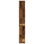 vidaXL Bibliothèque 5 niveaux vieux bois bois d'ingénierie