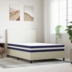vidaXL Matelas à ressorts ensachés dureté moyenne 140x190 cm