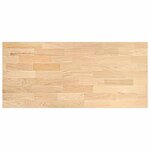 vidaXL Plan de travail de cuisine bois de chêne massif rectangulaire