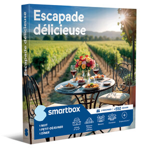 SMARTBOX - Coffret Cadeau Escapade délicieuse -  Séjour
