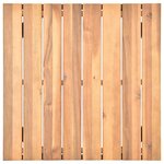 vidaXL Salon de jardin 4 Pièces avec coussins Bois d'acacia solide