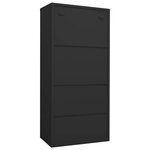 vidaXL Garde-robe Anthracite 80x50x180 cm Acier