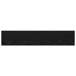 vidaXL Étagère à livres 4 Pièces Noir 100 x 20 x 1 5 cm Bois d'ingénierie
