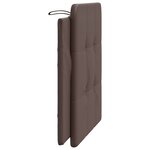 vidaXL Coussin de tête de lit Zadar marron 100 cm similicuir