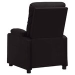 vidaXL Fauteuil inclinable électrique Noir Similicuir
