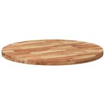 vidaXL Dessus de table rond Ø90x4 cm bois massif d'acacia