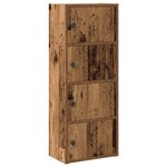 vidaXL Bibliothèque vieux bois 40x24x102 cm bois d'ingénierie