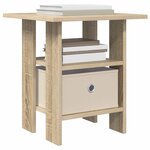 vidaXL Table de chevet Chêne Sonoma 41 x 40 x 45 cm Bois d'ingénierie