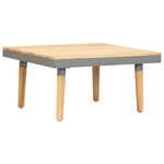 vidaXL Table basse de jardin 60x60x31 5 cm Bois solide d'acacia