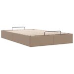 vidaXL Cadre de lit ottoman sans matelas cappuccino 120x190 cm