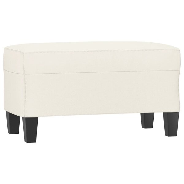 vidaXL Banc Crème 70x35x41 cm Similicuir