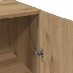 vidaXL Armoire murale chêne artisanal 34 5x34x90 cm bois d'ingénierie