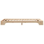 vidaXL Cadre de Lit 90x200 cm en Bois de Pin Massif