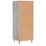 vidaXL Armoire à chaussures Sonoma gris 40x36x105 cm Bois d'ingénierie