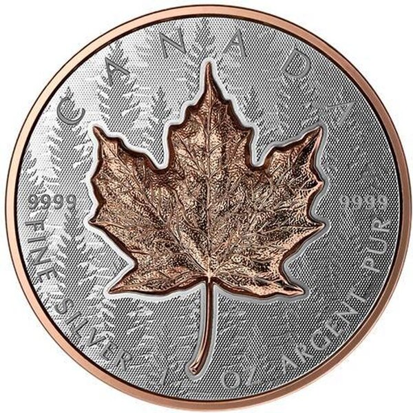Pièce de monnaie en Argent 20 Dollars g 31.39 Millésime 2025 MAPLE LEAF