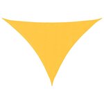 vidaXL Voile de parasol tissu oxford triangulaire 4x5x6 4 m jaune