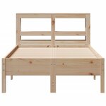 vidaXL Cadre de lit sans matelas 90x200 cm bois de pin massif