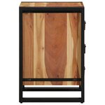 vidaXL Cabinet de chevet Marron 40 x 40 x 59 cm Bois d'acacia massif