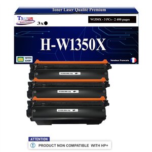 T3AZUR -3x Toners compatibles avec HP W1350X (135X) pour HP LaserJet M209dw  LaserJet MFP M234dw  M234sdn  M234sdw
