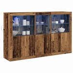 vidaXL Buffet Bois ancien 162 x 37 x 100 cm Bois d'ingénierie