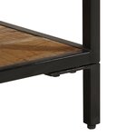 vidaXL Cabinet de chevet 40x35x50 cm Bois massif de manguier brut