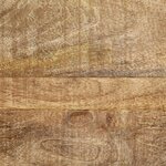 vidaXL Table console 70x35x70 cm bois de manguier massif brut
