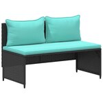 vidaXL Ensemble de canapés d'extérieur 4 -Seater 4 pc 55 x 30 x 39 cm