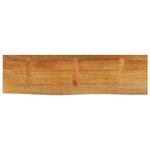 vidaXL Dessus de table à bord vivant 100x30x3 8cm bois massif manguier