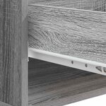 vidaXL Table basse Sonoma gris 49 x 50 x 40 cm Bois d'ingénierie
