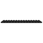 vidaXL Cadre de lit Noir 135x190 cm Bois de pin massif