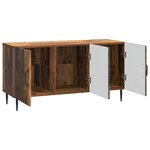 vidaXL Meuble TV Bois ancien 99 x 34 5 x 50 cm Bois d'ingénierie