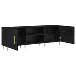 vidaXL Meuble TV Chêne noir 150 x 30 x 50 cm Bois d'ingénierie