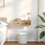 vidaXL Étagère murale avec tiroirs chêne artisanal bois d'ingénierie