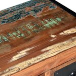 vidaXL Casier à bouteilles 16 bouteilles Bois massif de récupération