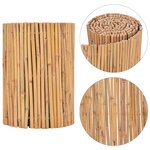 vidaXL Clôture Bambou 500 x 30 cm